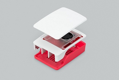 Pi5 Case Red White